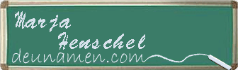 Marja Henschel Visitenkarte